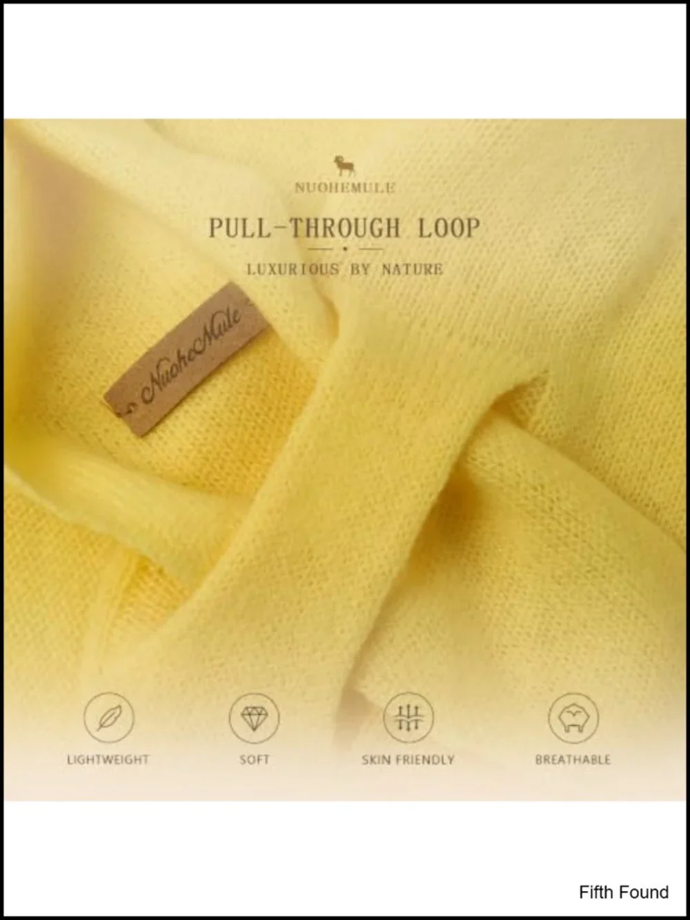 Cashmere Wool Blend Shawl Wrap Women Oversized Triangle Scarf Poncho